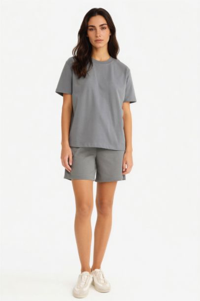 Regular Fit Crew Neck Basic Premium T-Shirt