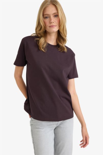 Regular Fit Crew Neck Basic Premium T-Shirt