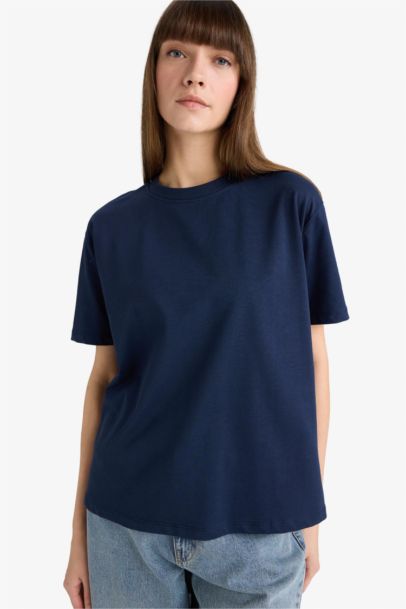 Regular Fit Crew Neck Basic Premium T-Shirt