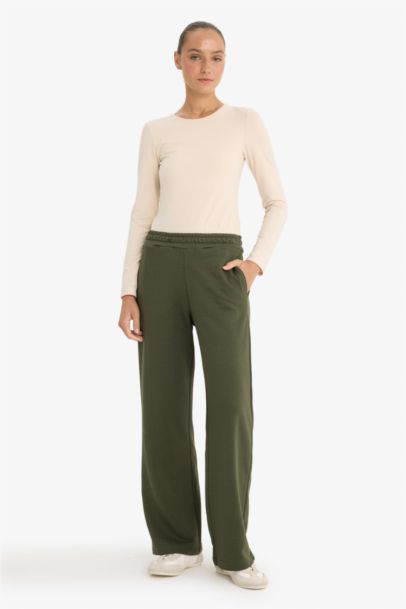 Straight Fit Basic Trousers