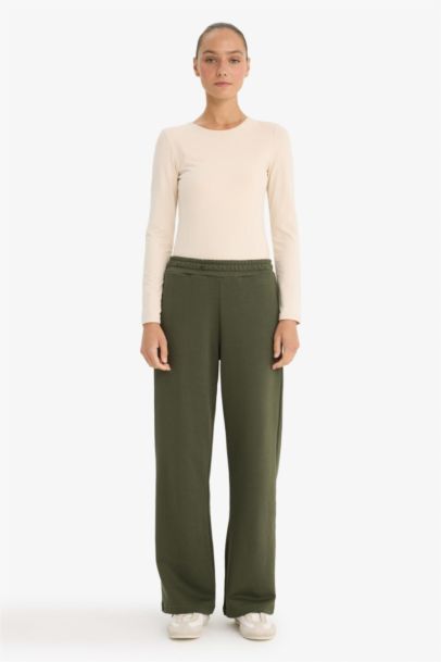 Straight Fit Basic Trousers