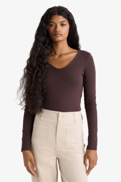 Slim Fit Basic Modal T-Shirt