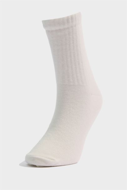 Girl 3 Piece Cotton Long Sockss