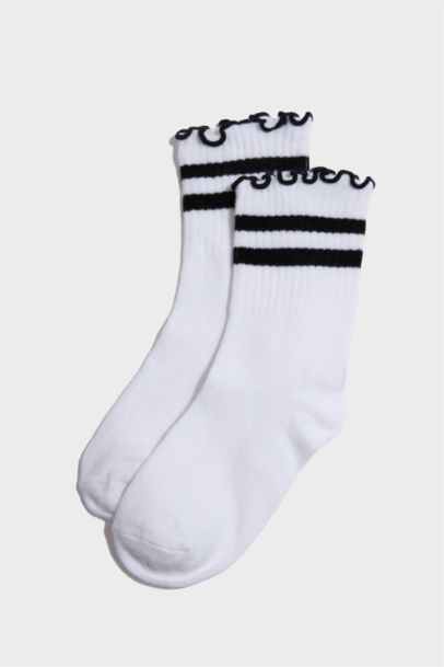 Girl 2 Piece Cotton Long Sockss