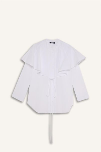 Relax Fit Terry Cotton Long Sleeve Tunic