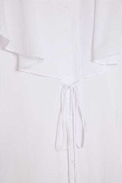 Relax Fit Terry Cotton Long Sleeve Tunic