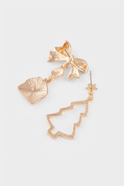 Yılbaşı Temalı Kadın 3'lü Küpe