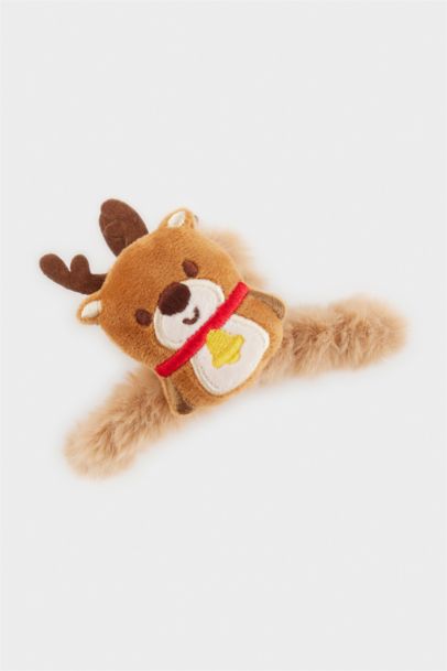 Kadın Yılbaşı Geyik Temalı Mandal Toka