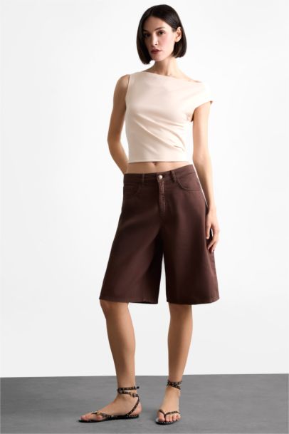 Basic Sleeveless Crop Blouse