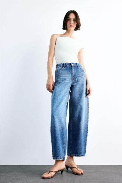 Wide Baggy Fit Trousers