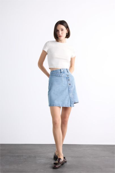 Mini Denim Skirt