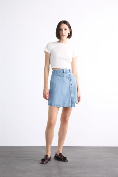 Mini Denim Skirt
