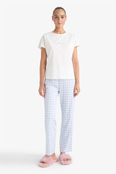 Fall in Love Regular Fit Top Bottom 2 Piece Pyjama Set