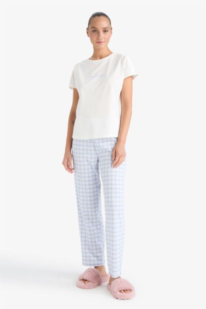 Fall in Love Regular Fit Top Bottom 2 Piece Pyjama Set