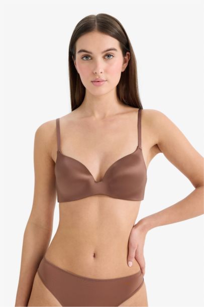 حمالة صدر برا تيشيرت بنص حشو مبطن