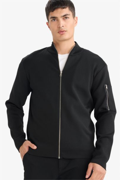 Standard Fit Turtleneck Knitwear Cardigan