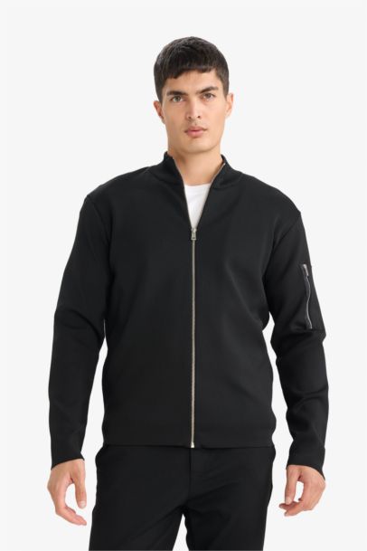 Standard Fit Turtleneck Knitwear Cardigan