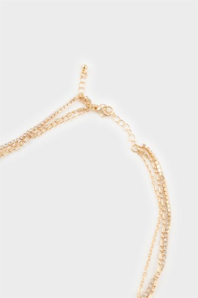 Woman Gold Medallion Necklace