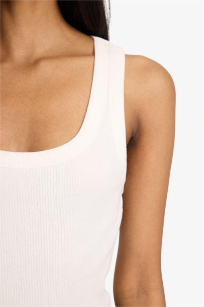Slim Fit Camisole U Collar Tank Top