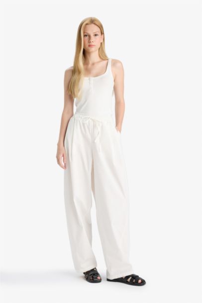 Débardeur côtelé Coupe ajustée