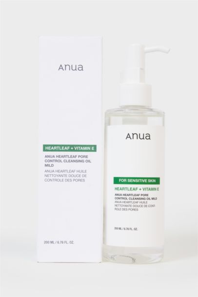 Anua Heartleaf Pore Control Soft Cleansing Oil 200ml – Gözenek Sıkılaştırıcı & Hassas Temizleyici