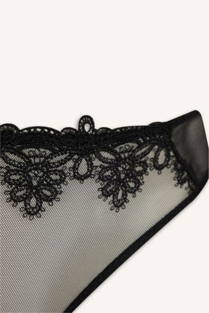 Fall in Love Lace Detail Tulle Panty