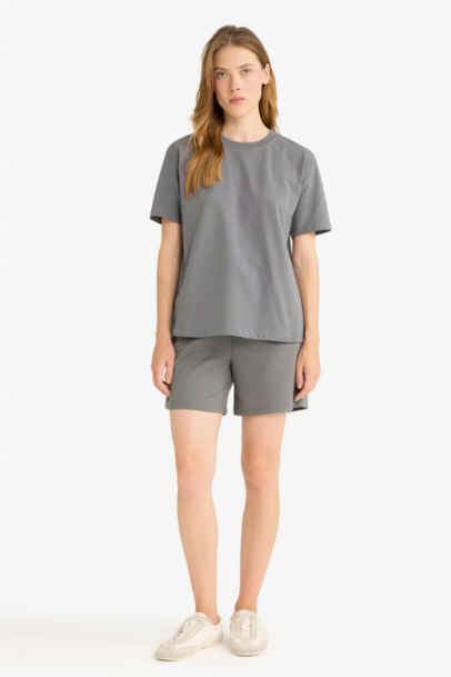 Tie Waist Basic Shorts