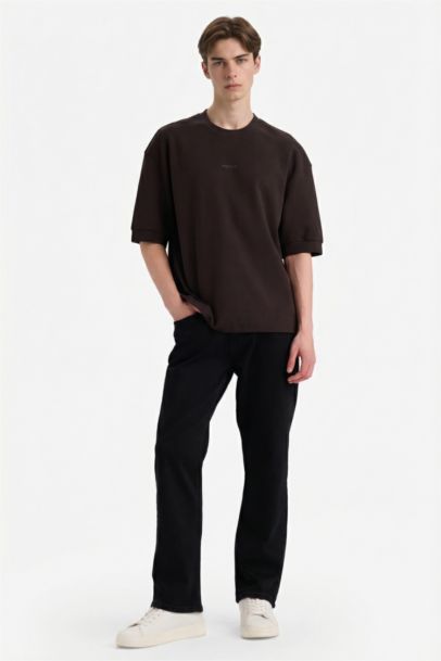 Loose Fit Crew Neck Short Sleeve T-Shirt