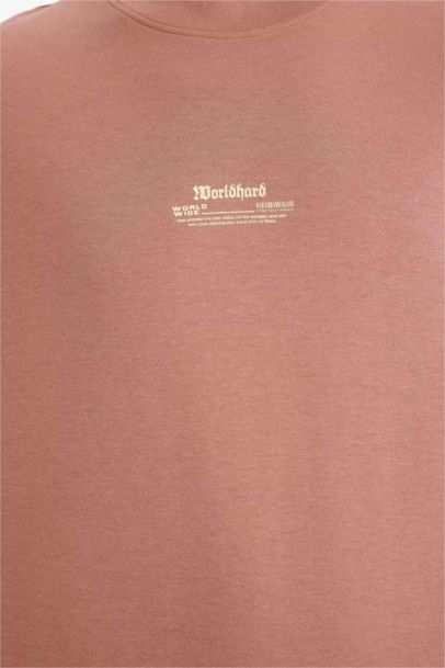 تيشيرت نص ردن قصة فضفاضة قماش يسمح بمرور الهواء