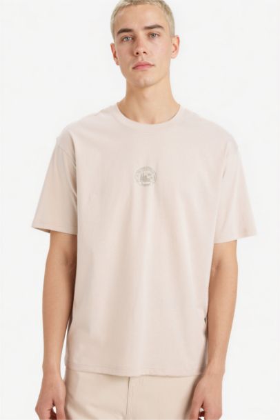 Boxy Fit Crew Neck Short Sleeve T-Shirt