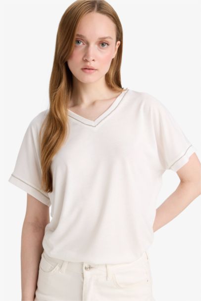 V-Neck Short-Sleeve T-Shirt