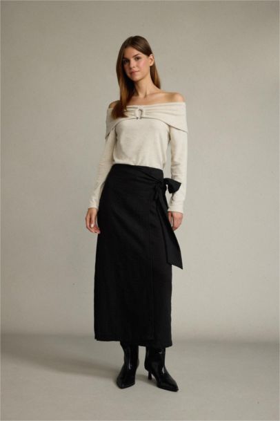 Relax Fit Linen Skirt