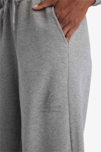 NBA Los Angeles Lakers Wide Leg Cepli Geniş Paça Standart Boy Eşofman Altı