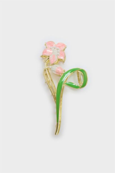 Woman Flower Hair Clip