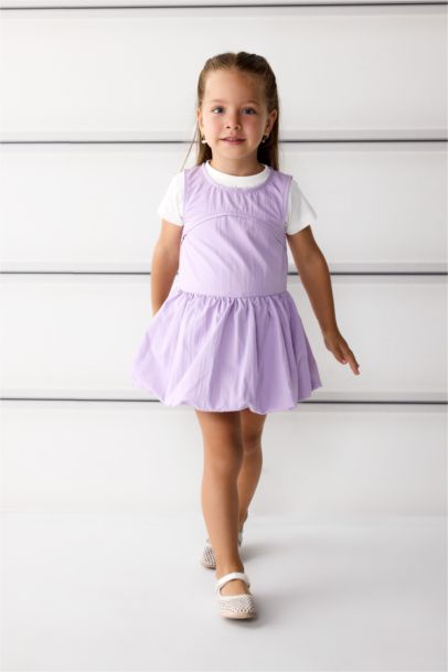 سيت بيبي بناتي فستان وبلوزة - قطعتين