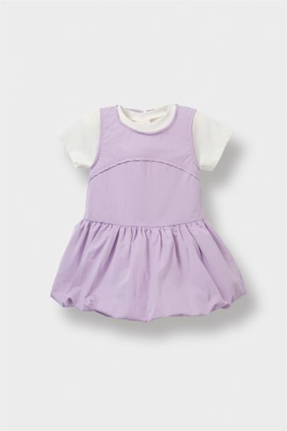 سيت بيبي بناتي فستان وبلوزة - قطعتين