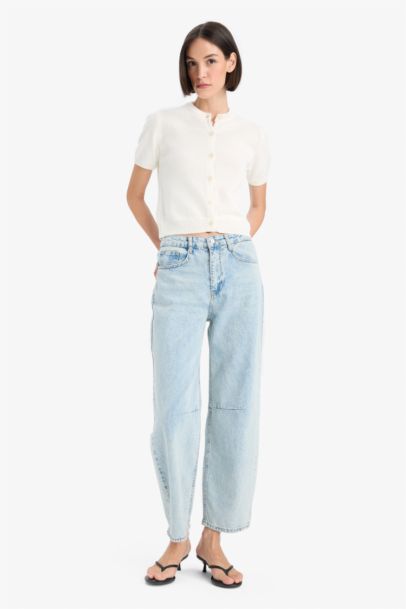 Regular Fit Crew Neck Knitwear Cardigan