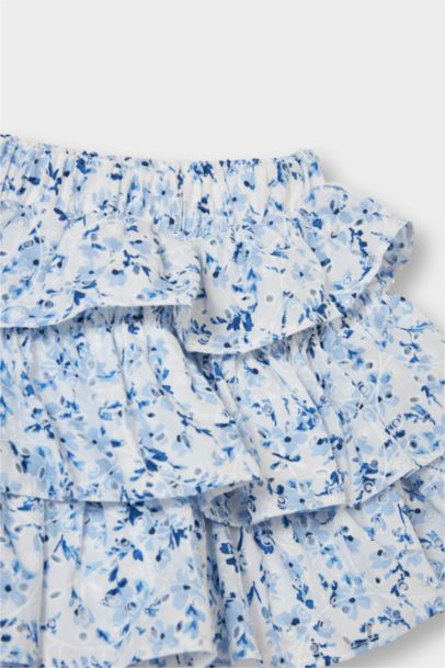 تنورة بيبي بناتي فلورال مخرم