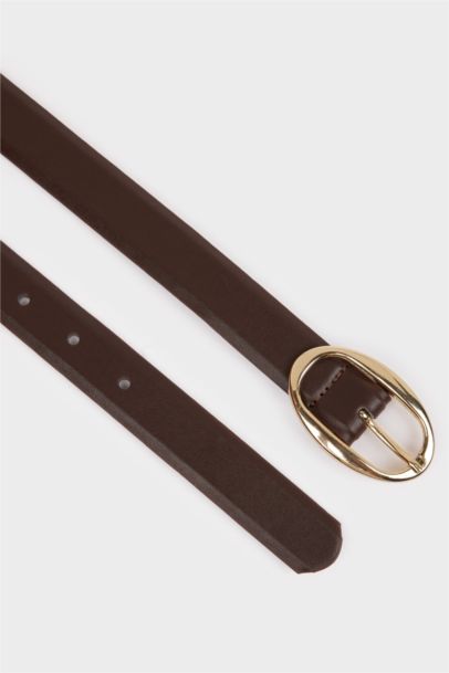 Kadın Suni Deri 2'li Günlük Kemer