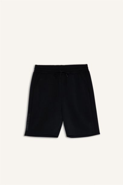 شورت كابري قصة عادية مطبوعة بساق قصير