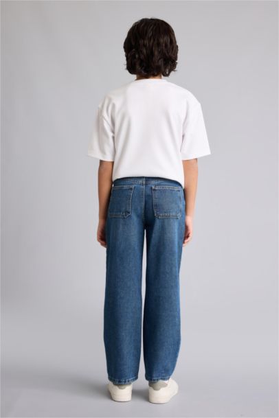 Boy Wide Leg Straight Leg Jeans