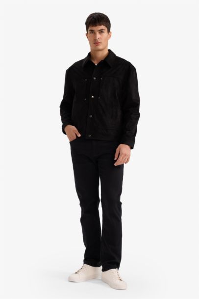 Slım Fıt Polo Yaka Fermuarlı Mont