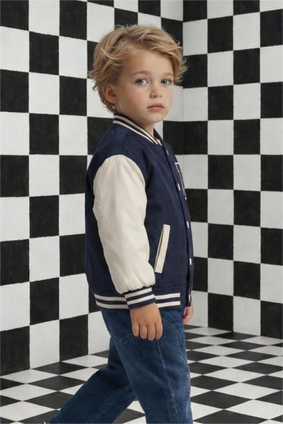 Su Geçirmez Bomber Mont Erkek Bebek