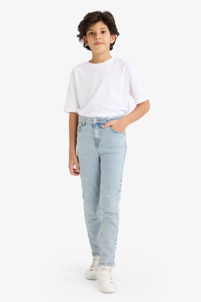 Slim Fit Denim Trousers