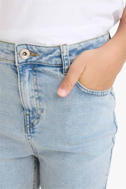 Slim Fit Denim Trousers