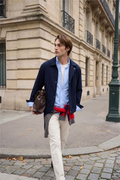 Regular Fıt Polo Yaka Mont