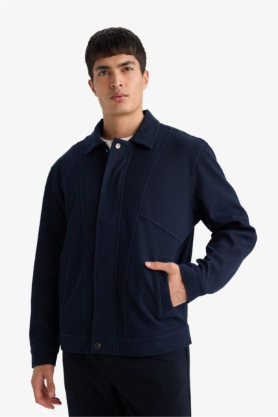 Regular Fıt Polo Yaka Mont