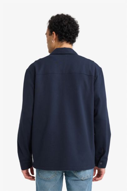 Regular Fit Long Sleeve Overshirt