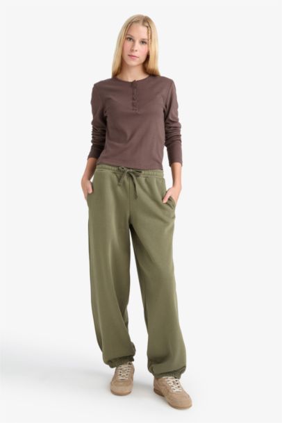 Pantalon Jogging épais à cordon de serrage