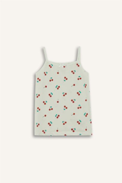 Girl 2 piece Regular Fit Fruit Print Tank Top
